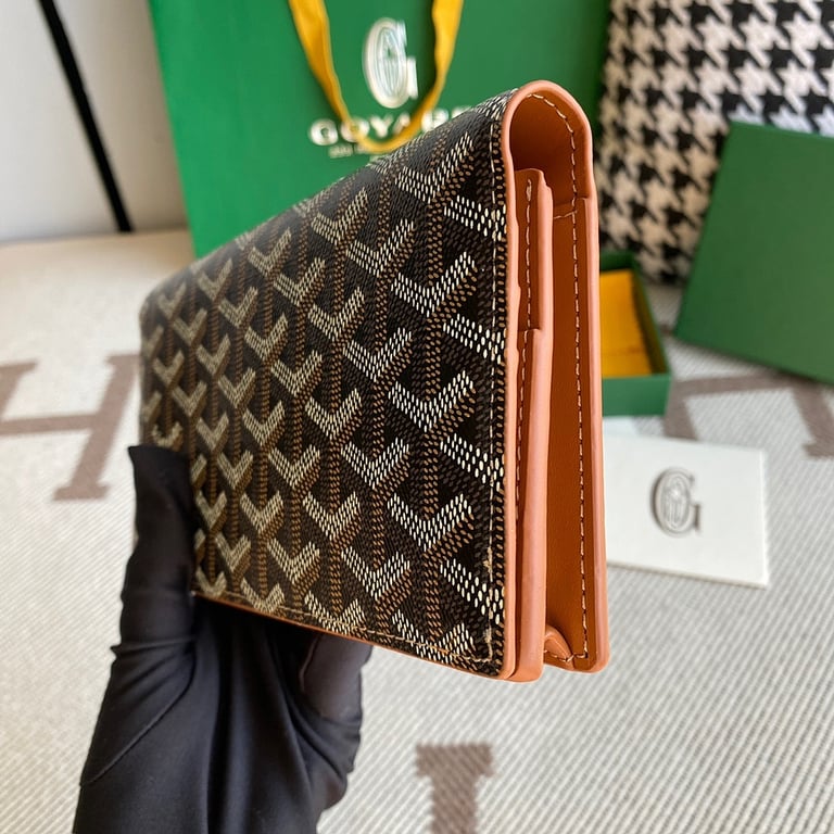 Goyard Richelieu Wallet Black/Tan - 12