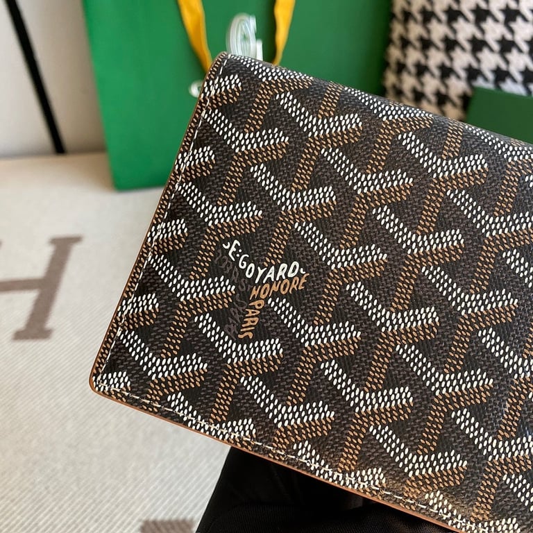 Goyard Richelieu Wallet Black/Tan - 6