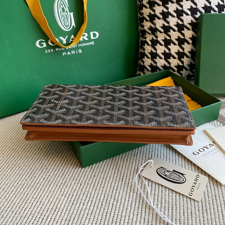 Goyard Richelieu Wallet Black/Tan - 10