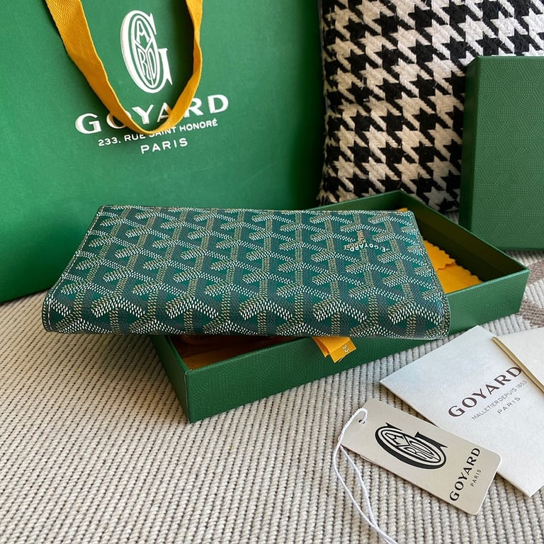 Goyard Richelieu Long Wallet Green - 12