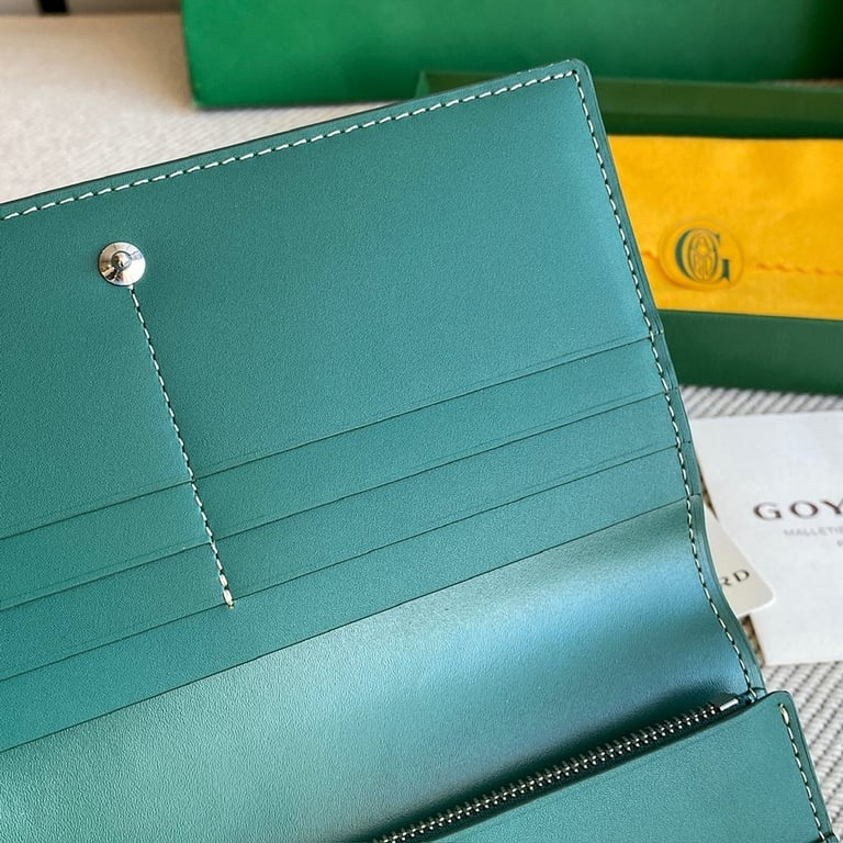Goyard Richelieu Long Wallet Green - 5