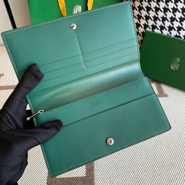 Goyard Richelieu Long Wallet Green - 8
