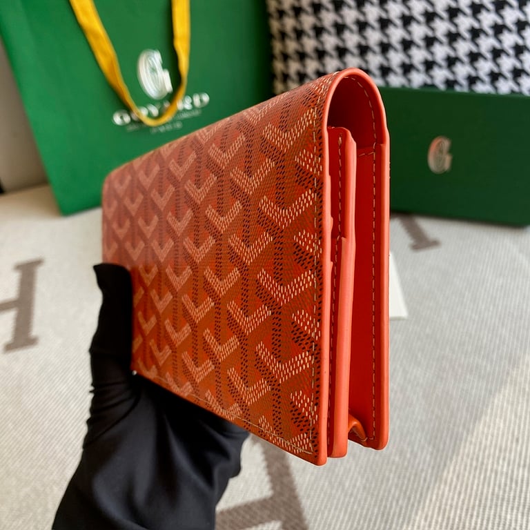 Goyard Richelieu Wallet Orange - 12