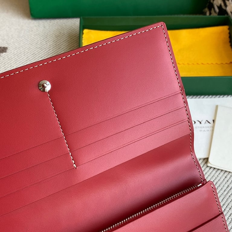 Goyard Richelieu Long Wallet Burgundy - 2