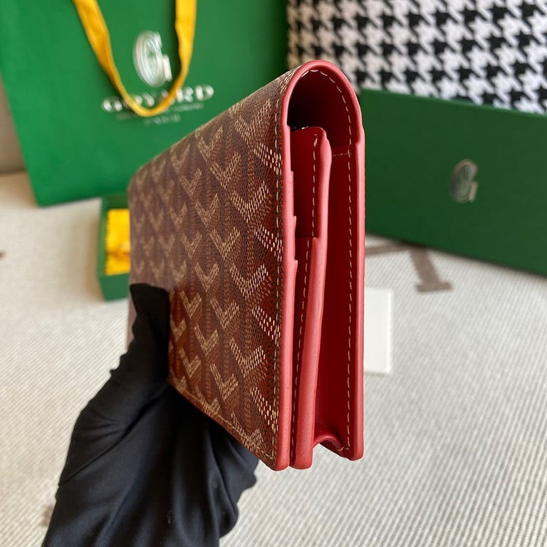 Goyard Richelieu Long Wallet Burgundy - 12