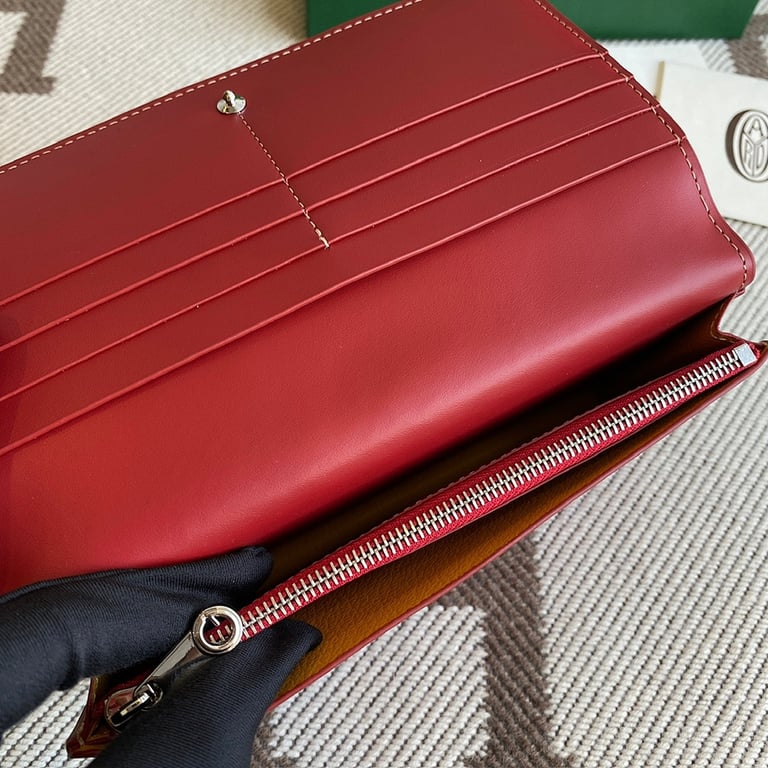 Goyard Richelieu Long Wallet Burgundy - 7