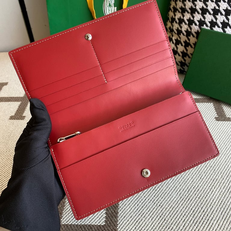 Goyard Richelieu Long Wallet Burgundy - 8