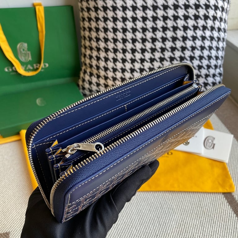 Goyard Matignon Wallet Blue - 4