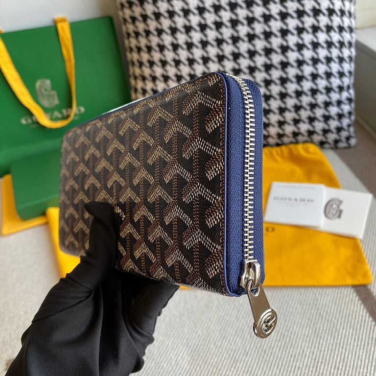 Goyard Matignon Wallet Blue - 7