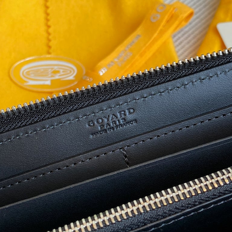 Goyard Matignon Long Wallet Black/Tan - 2