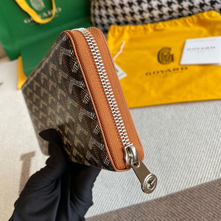 Goyard Matignon GM Wallet Black Tan - 7