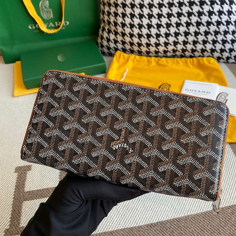 Goyard Matignon GM Wallet Black Tan - 8