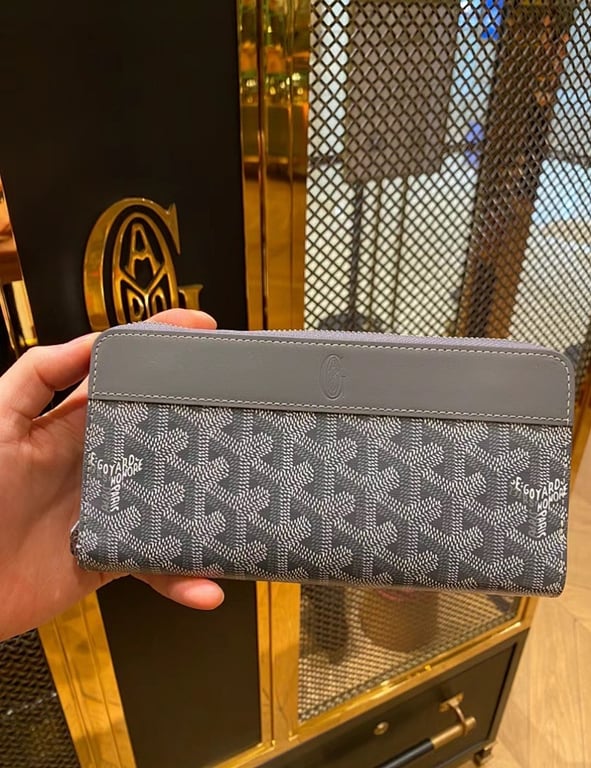 Goyard Matignon GM Wallet Grey - 3