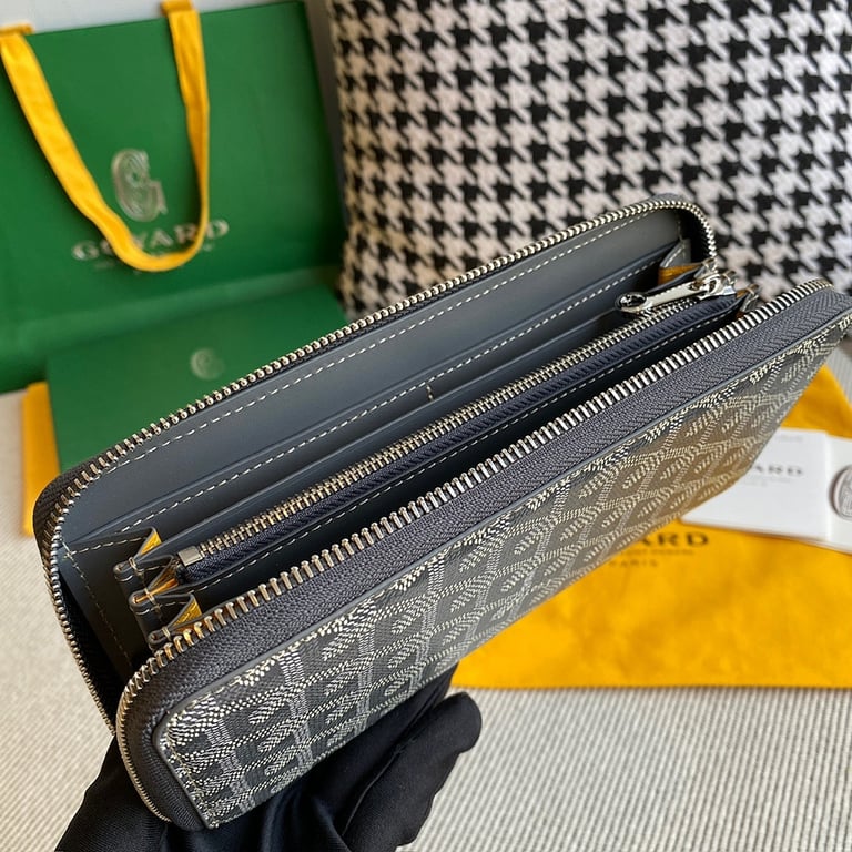 Goyard Matignon GM Wallet Grey - 6
