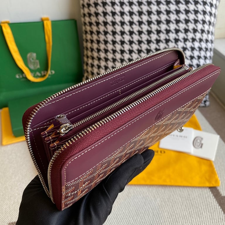 Goyard Matignon Wallet Burgundy - 4