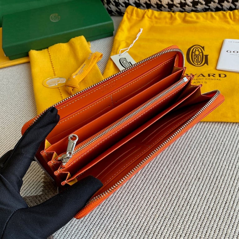 Goyard Matignon GM Wallet Orange - 5