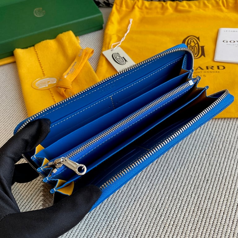 Goyard Matignon GM Wallet Blue - 5