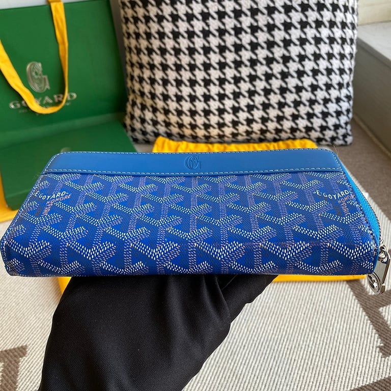 Goyard Matignon GM Wallet Blue - 6