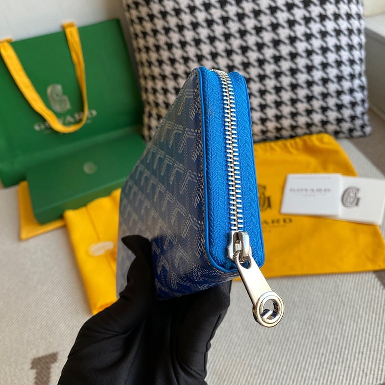 Goyard Matignon GM Wallet Blue - 7