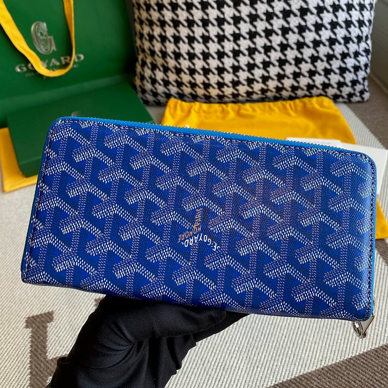 Goyard Matignon GM Wallet Blue - 8