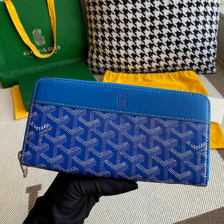 Goyard Matignon GM Wallet Blue - 9