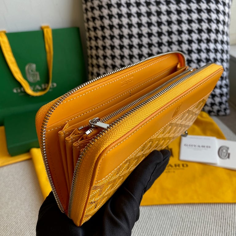 Goyard Matignon Long Wallet Yellow - 4