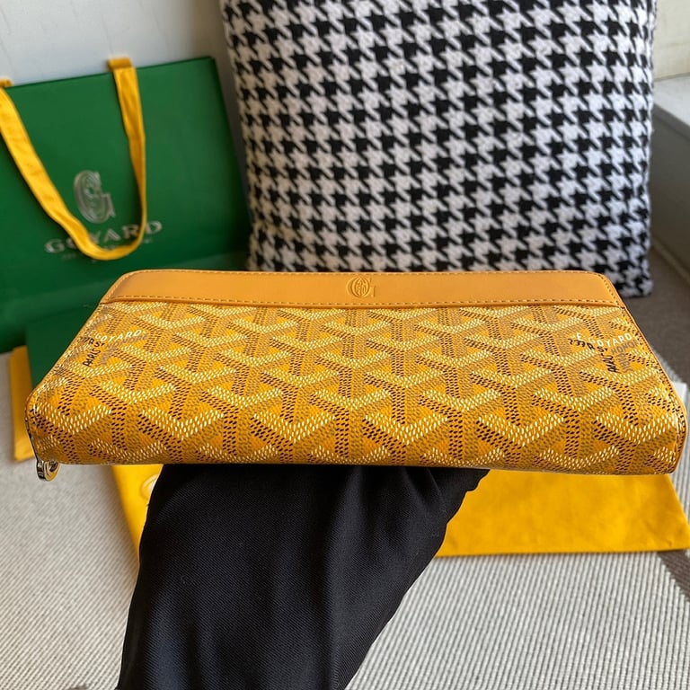 Goyard Matignon Long Wallet Yellow - 6