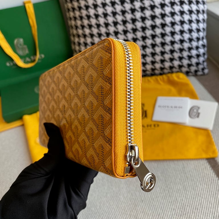 Goyard Matignon Long Wallet Yellow - 7