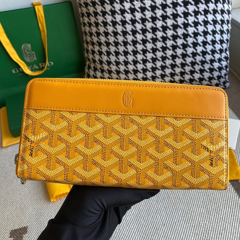 Goyard Matignon Long Wallet Yellow - 9