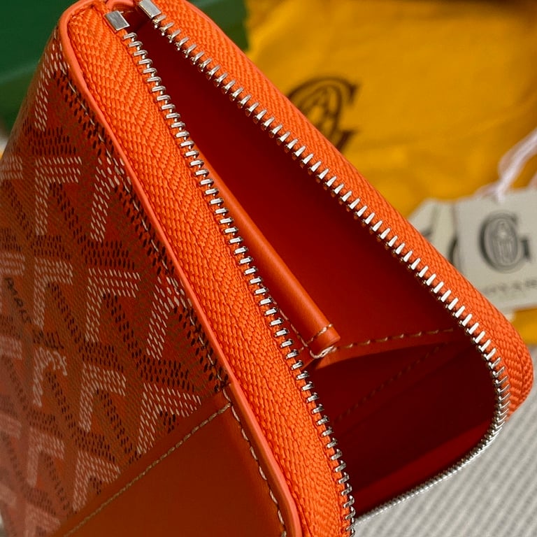 Goyard Matignon Zip Wallet Orange - 6
