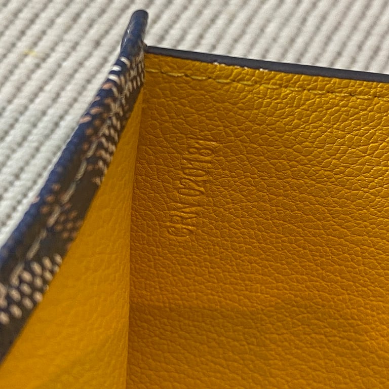 Goyard 8508 Long Bi-Fold Wallet Navy Blue - 3