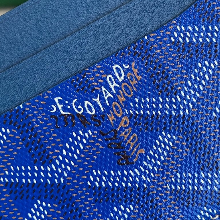 Goyard Saint Sulpice Card Holder Blue - 3