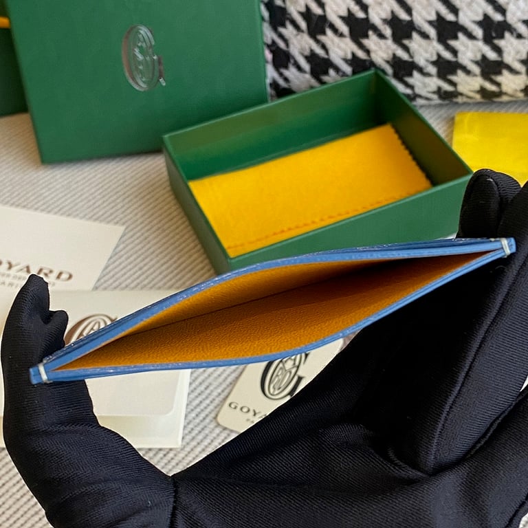 Goyard Saint Sulpice Card Holder Blue - 5