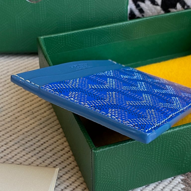 Goyard Saint Sulpice Card Holder Blue - 6