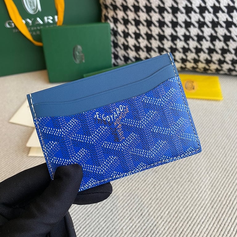Goyard Saint Sulpice Card Holder Blue - 7