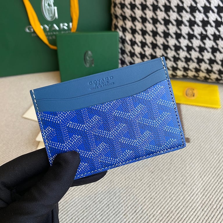 Goyard Saint Sulpice Card Holder Blue - 8