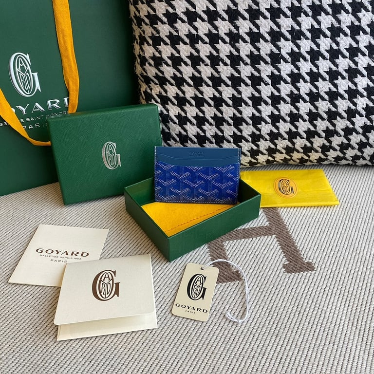 Goyard Saint Sulpice Card Holder Blue - 9