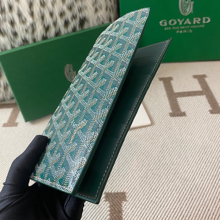 Goyard Goyardine Long Wallet Green - 8