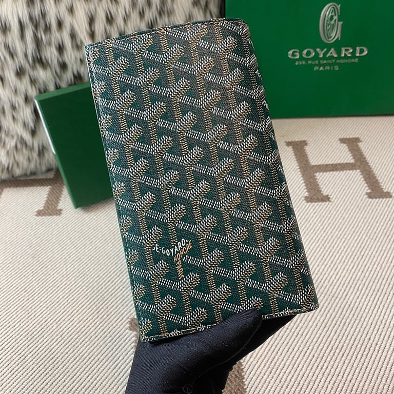 Goyard Goyardine Long Wallet Green - 9