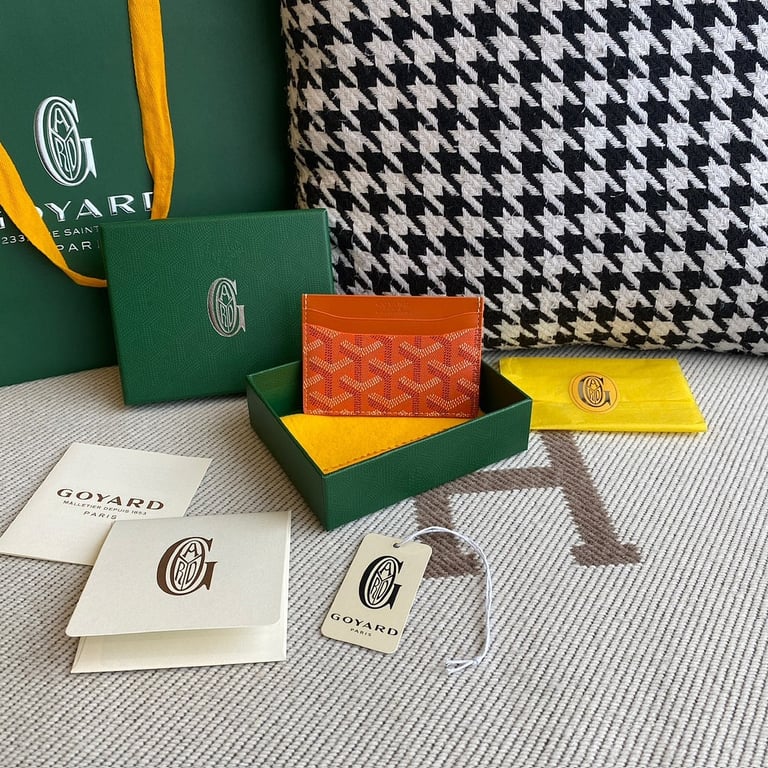 Goyard Saint Sulpice Card Holder Orange - 9