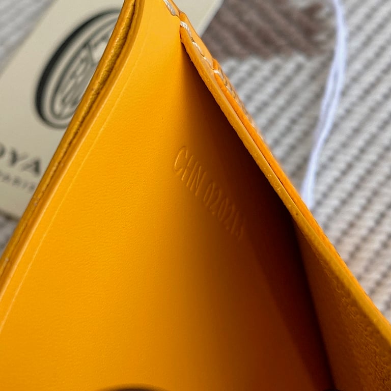 Goyard Saint Sulpice Card Holder Yellow - 2