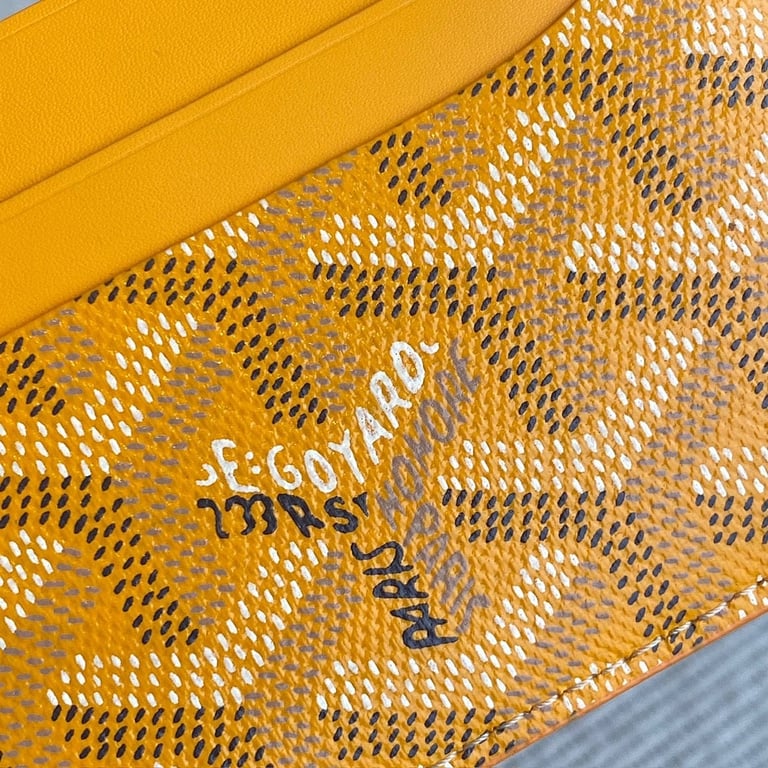Goyard Saint Sulpice Card Holder Yellow - 4