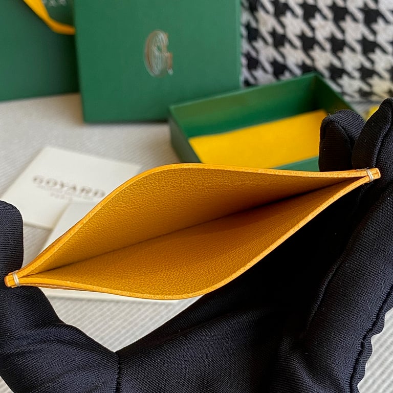 Goyard Saint Sulpice Card Holder Yellow - 5