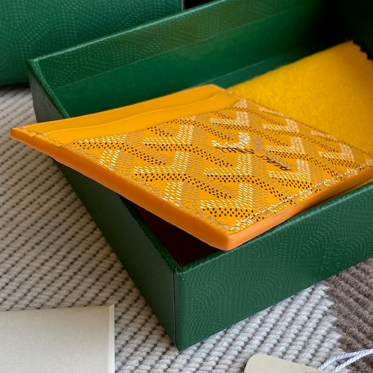 Goyard Saint Sulpice Card Holder Yellow - 6