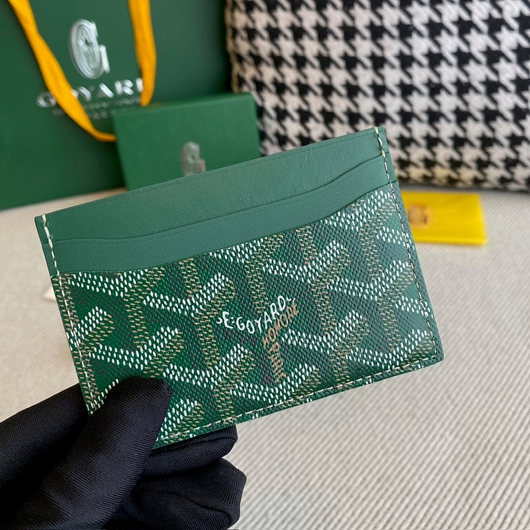 Goyard Saint Sulpice Card Holder Green - 7