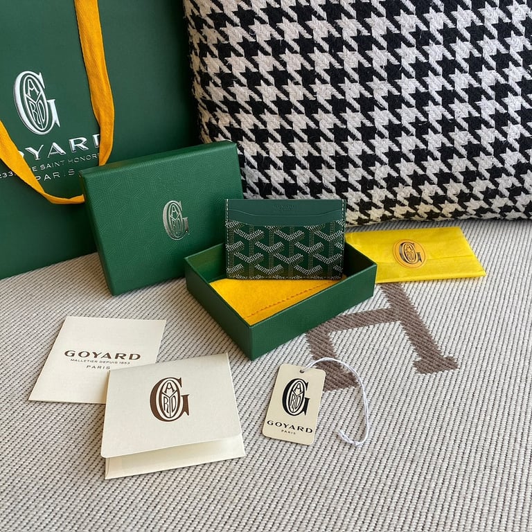 Goyard Saint Sulpice Card Holder Green - 9