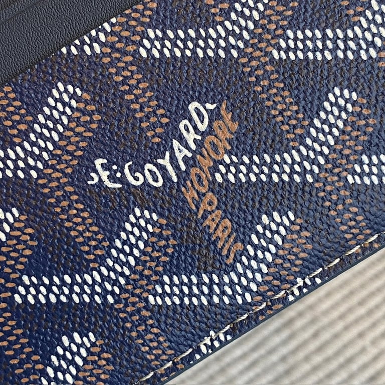 Goyard Saint Sulpice Card Holder Navy - 4