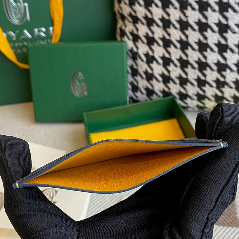 Goyard Saint Sulpice Card Holder Navy - 5