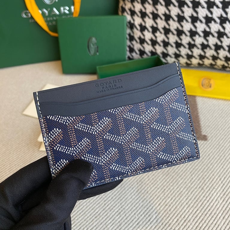Goyard Saint Sulpice Card Holder Navy - 8