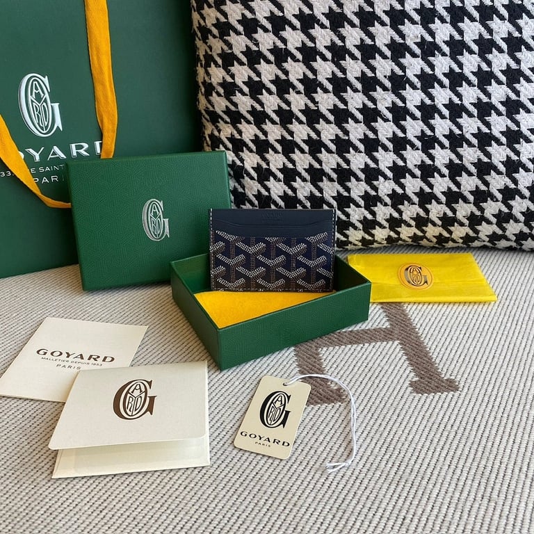 Goyard Saint Sulpice Card Holder Navy - 9